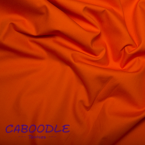 Orange 100% Cotton Poplin Fabric