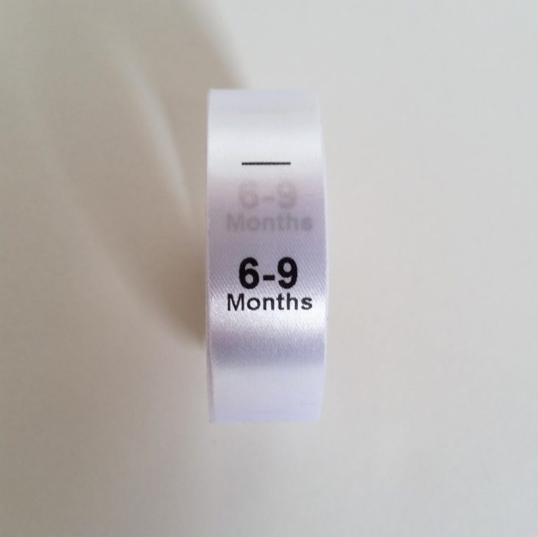 6-9 mth Labels Clothing Tags