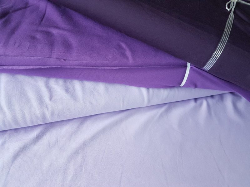 Lilac Purple, Cotton Elastane Jersey Knit Fabric