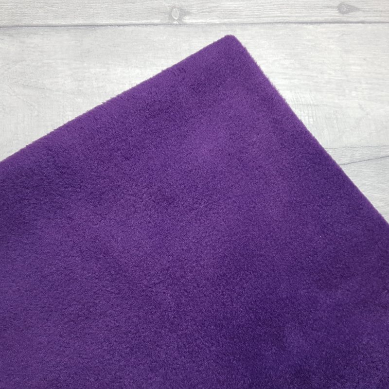 Purple Polar Fleece soft and absorbent fabric