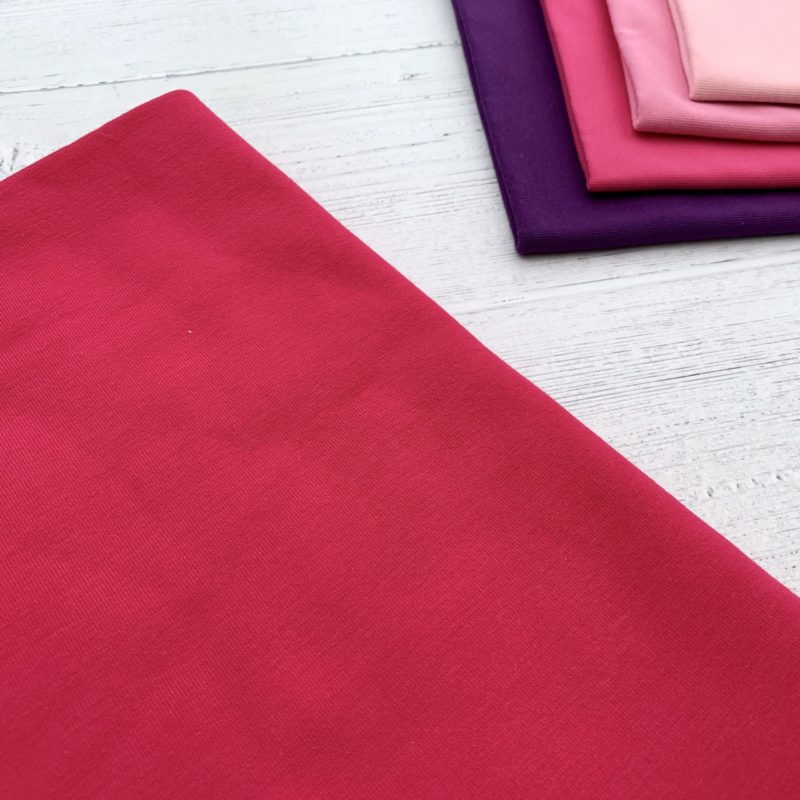 Fuchsia Pink Cotton Jersey Fabric