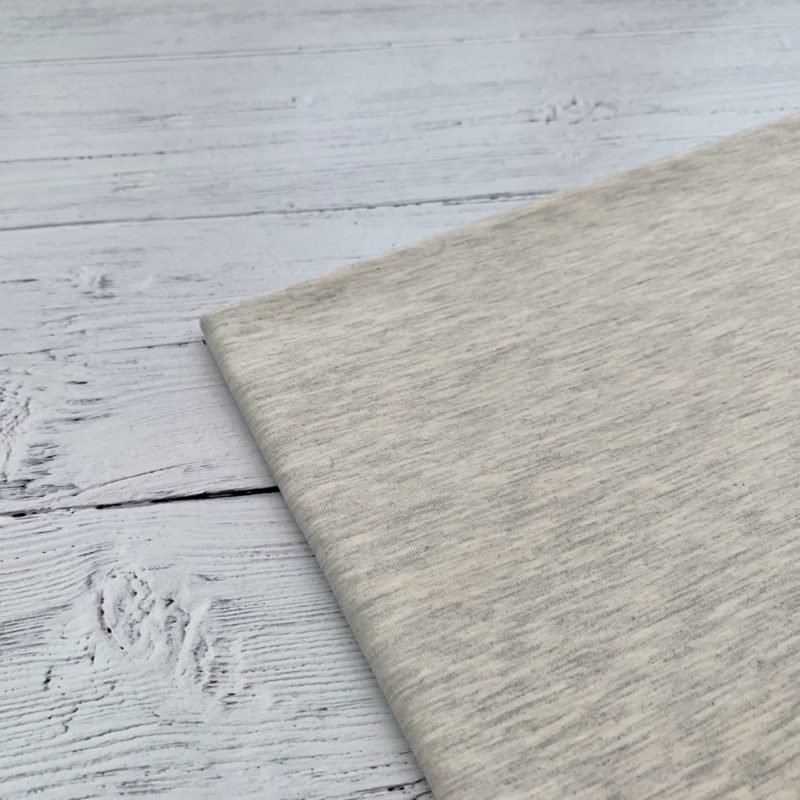 Light Grey Flecked French Terry