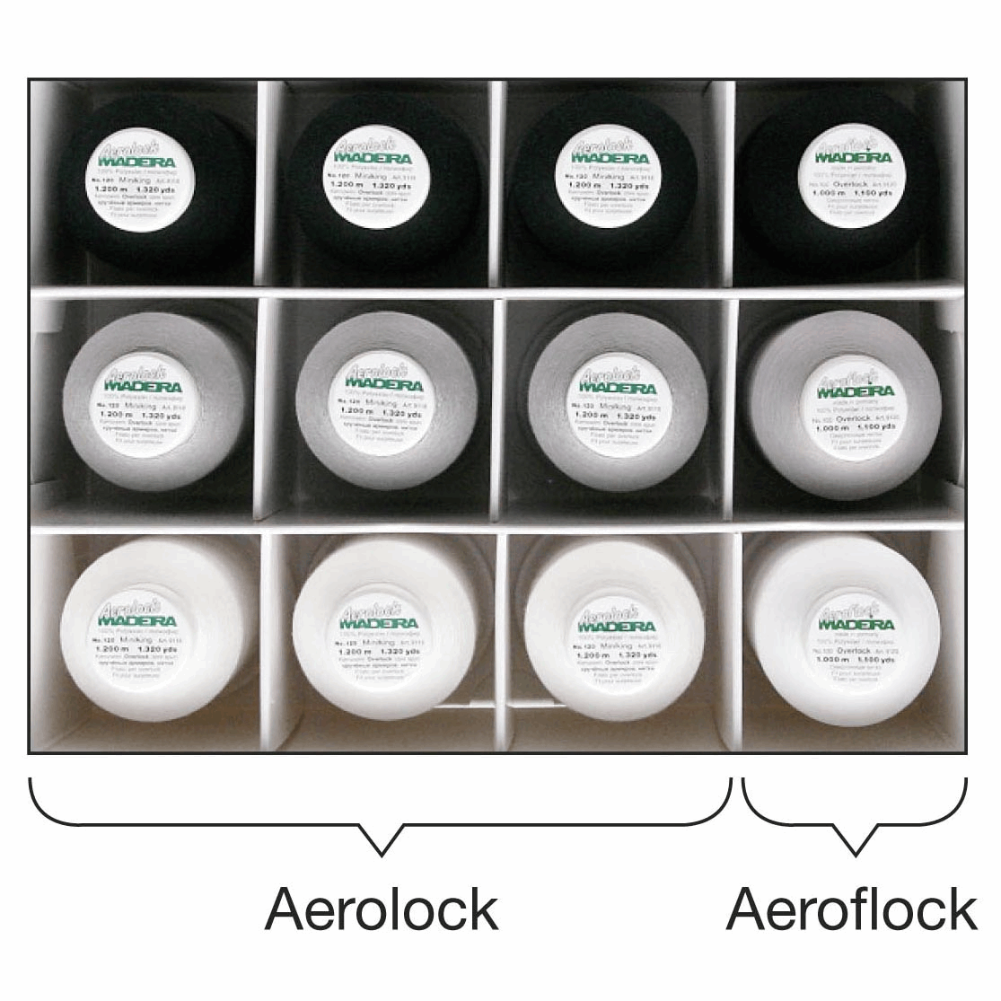 Black Aerolock and Aeroflock