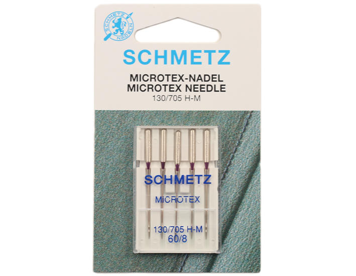 Schmetz Microtex Size 60 Machine Needles