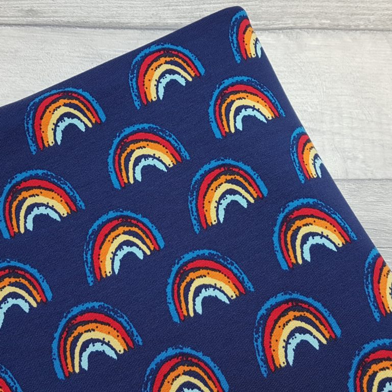 Caboodle Textiles Exclusive Rainbow French Terry