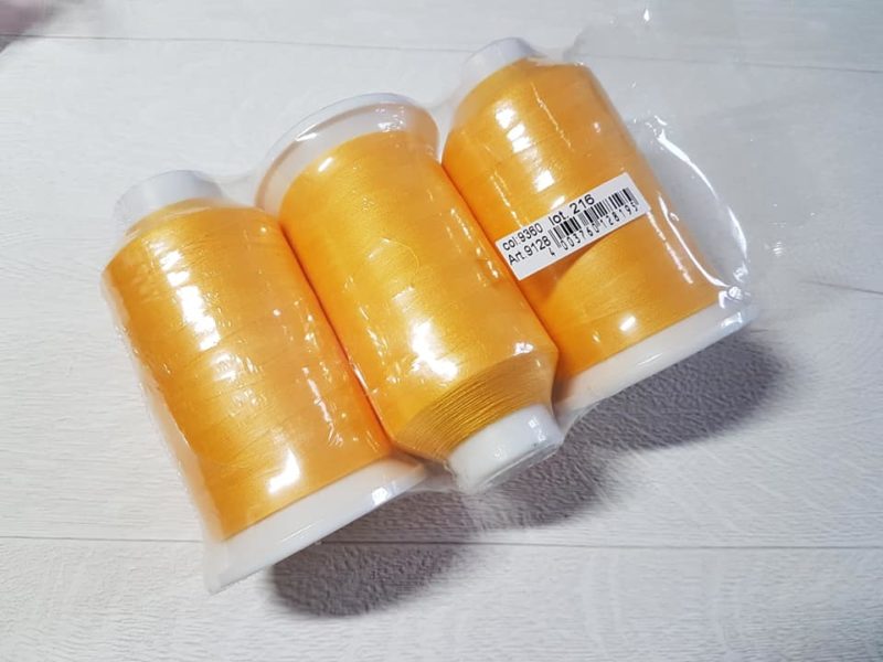 Bright Yellow 9360 Aerolock Madeira Thread