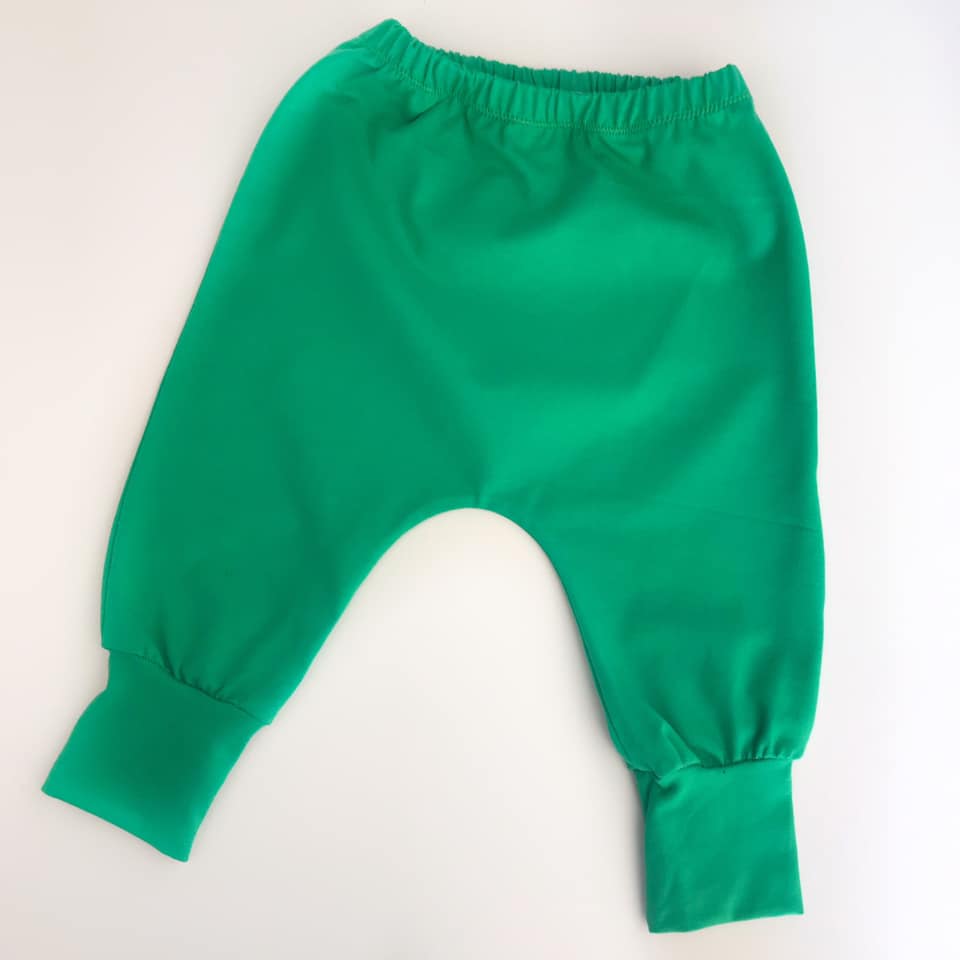 Grass Green Cotton Elastane Jersey Knit Fabric 240gsm - Caboodle Textiles