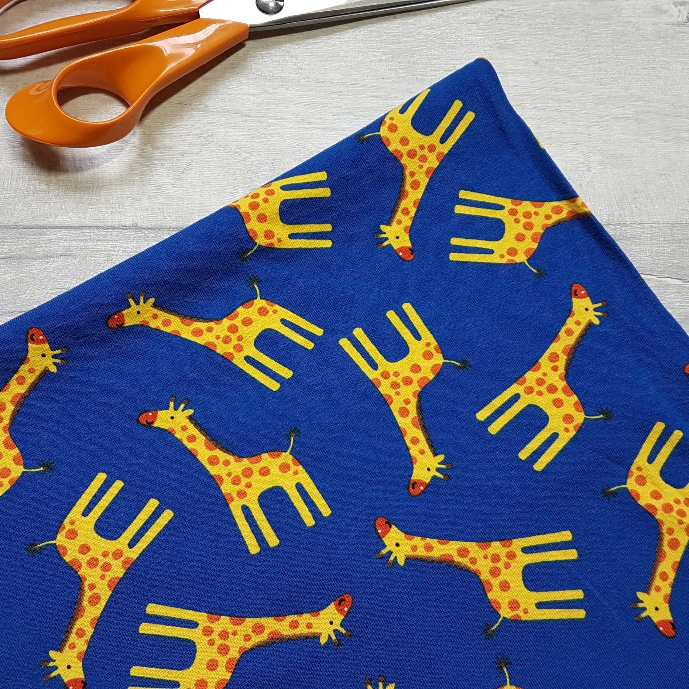 giraffe jersey fabric
