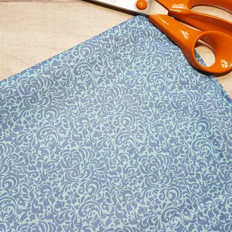 Paisley Blue 100% Cotton Fabric