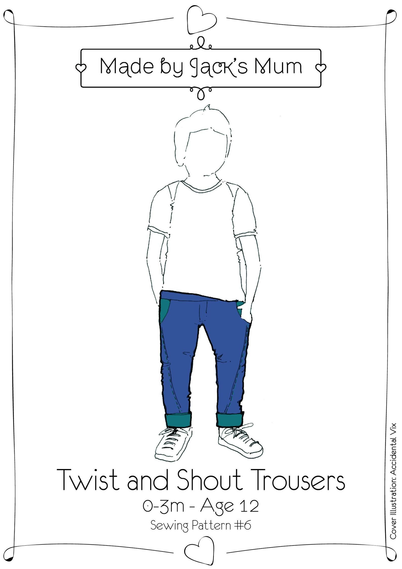 MBJM Twist and Shout Trousers Sewing Pattern