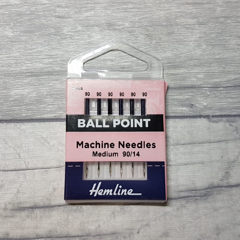 Sewing Machine Ball Point Needles: 90/14