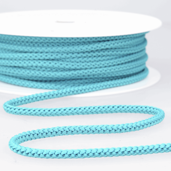 Turquoise Blue Knitted Drawstring Cord