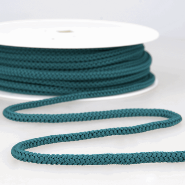 Teal Blue Knitted Drawstring Cord