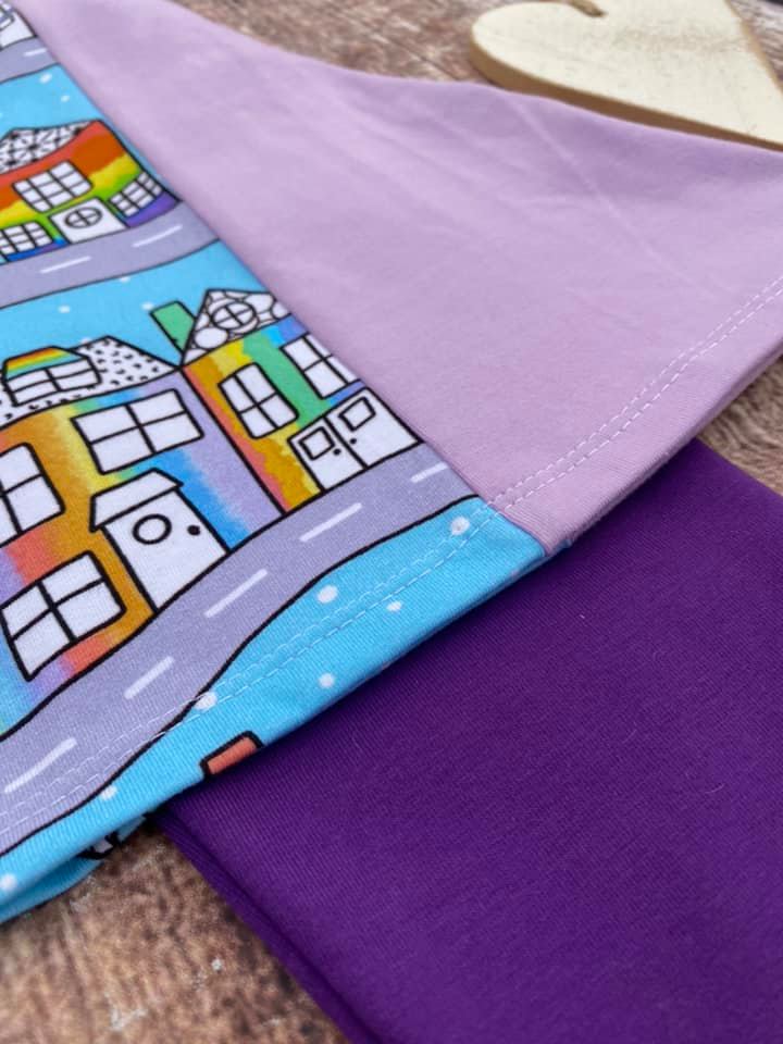 Purple Cotton Elastane Jersey Knit Fabric 240gsm - Caboodle Textiles