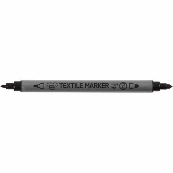 Black Textile Marker Pen
