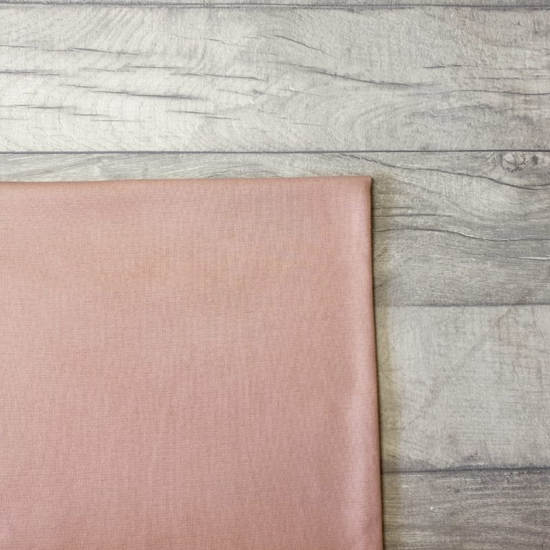 Blush Pink Ribbing Stretch Fabric