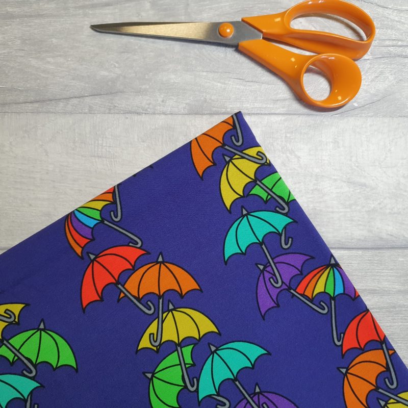 Tumbling Umbrellas Caboodle Textiles Exclusive Jersey