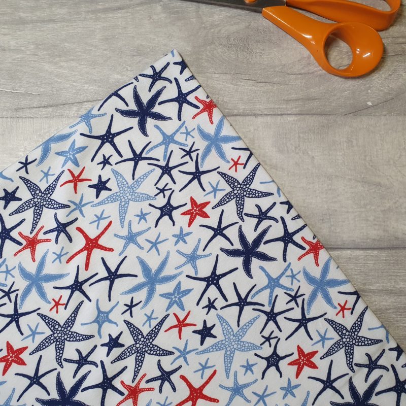 Starfish White Cotton Elastane Jersey Knit Fabric