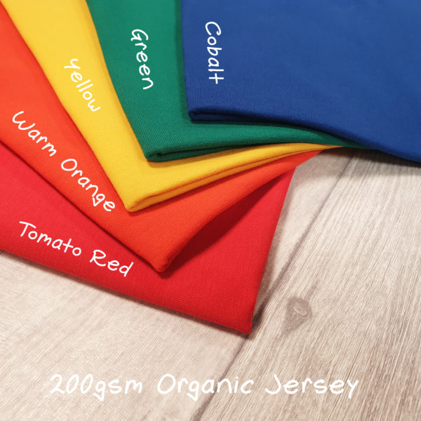 Brights Bundle 200gsm Organic Cotton Elastane Jersey