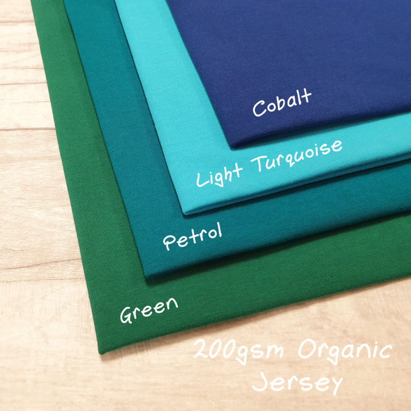 Ocean Bundle 200gsm Organic Cotton Elastane Jersey