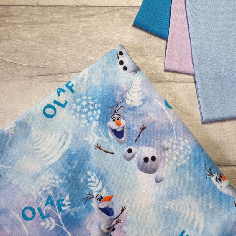 Frozen Olaf Watercolour Licensed Jersey
