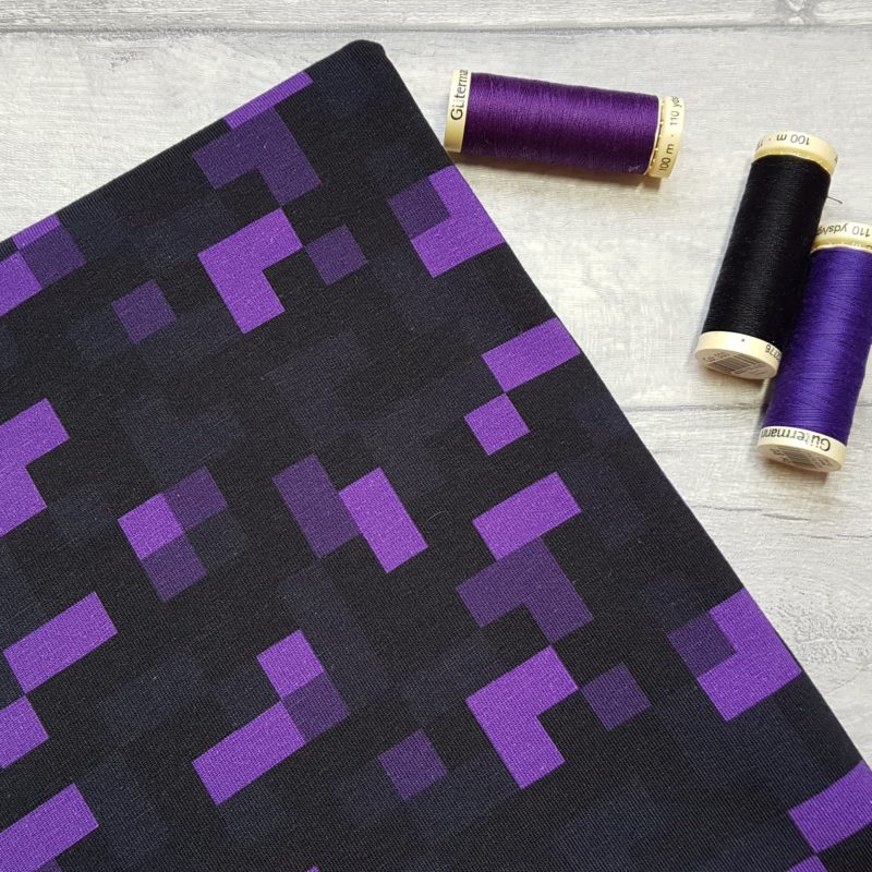 Purple Pixels Caboodle Textiles Exclusive Jersey
