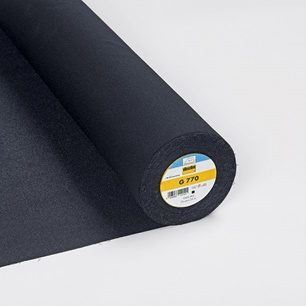 Vlieseline Black G770 Fusible Medium Interfacing
