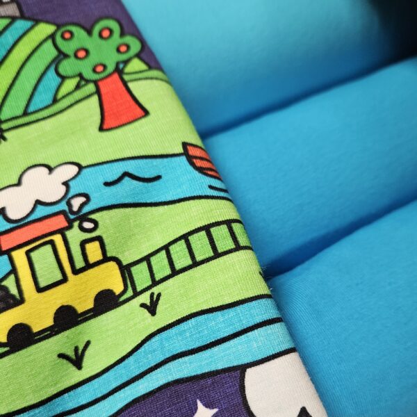 Night Trainline Travels Caboodle Textiles Exclusive Jersey Fabric - Image 8