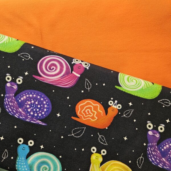 Midnight Snails Caboodle Textiles Exclusive Jersey Fabric - Image 15