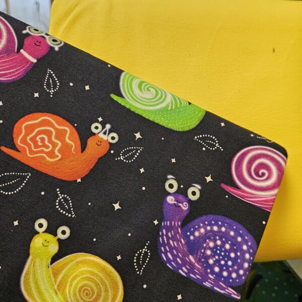 Midnight Snails Caboodle Textiles Exclusive Jersey Fabric - Image 14