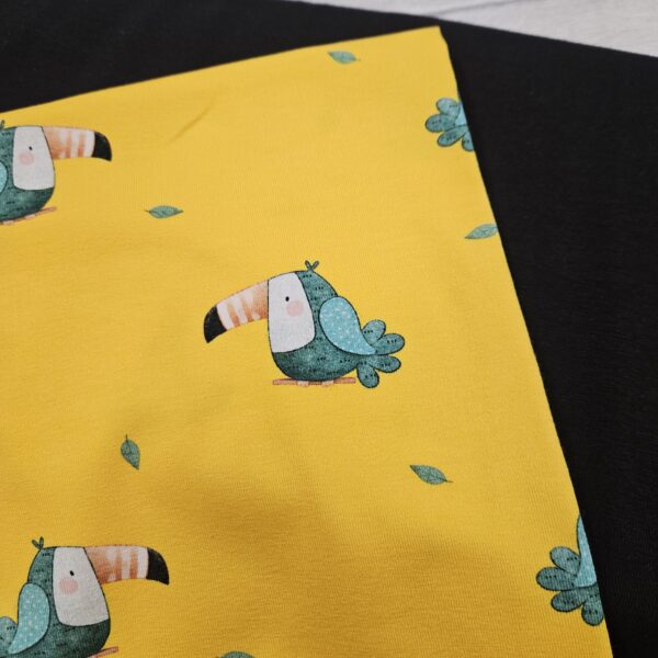 Toucan Jersey Fabric - Caboodle Textiles - Image 2